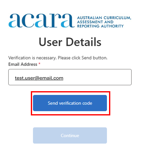 Retrieve verification code
